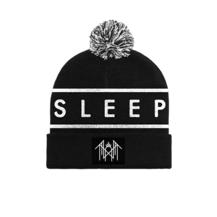 Sleep Token Custom Knitted Pom Pom Beanie