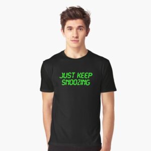 Sleep Token Just Keep Snoozing Green T-Shirt