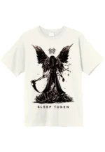 Sleep Token Reaper Angel Natural T-Shirt