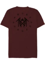 Sleep Token Runes Maroon T-Shirt back