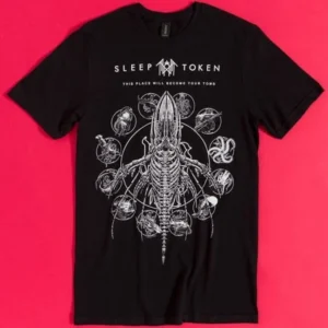 Sleep Token Tomb Whale Black T-Shirt