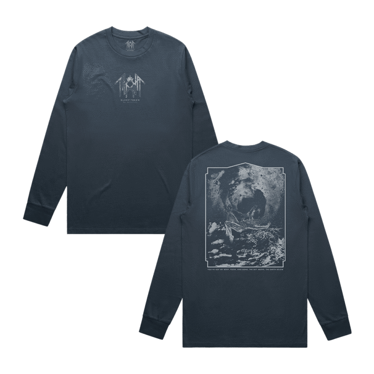 The Sky Above Longsleeve Petrol Blue