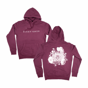 Botanical Sigil Hoodie Burgundy