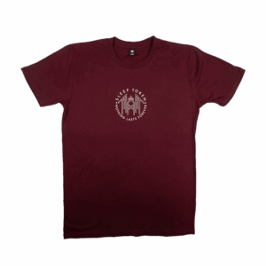 Nothing Lasts Forever Tee Burgundy