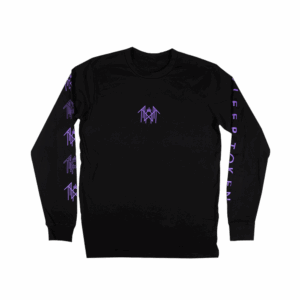 Purple Logo Longsleeve Black